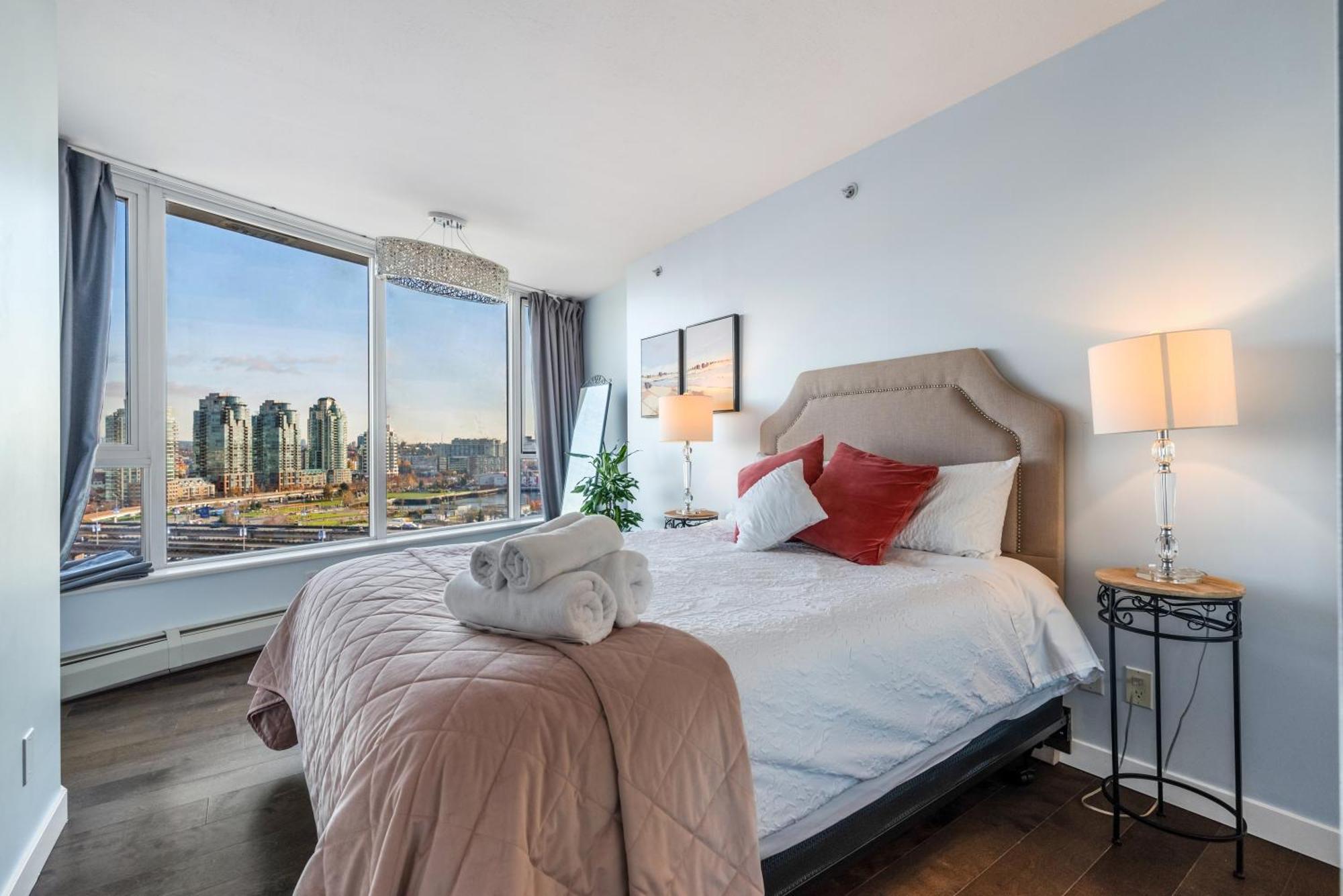 Downtown 1 Bedroom Water View Condo Vancouver Ngoại thất bức ảnh